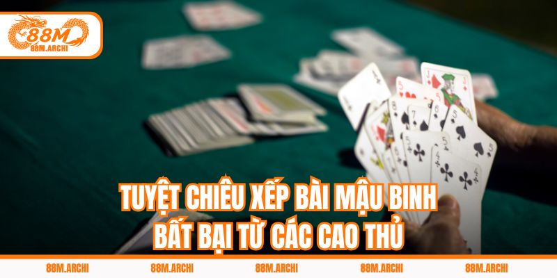 Tuyệt chiêu xếp bài mậu binh bất bại từ các cao thủ